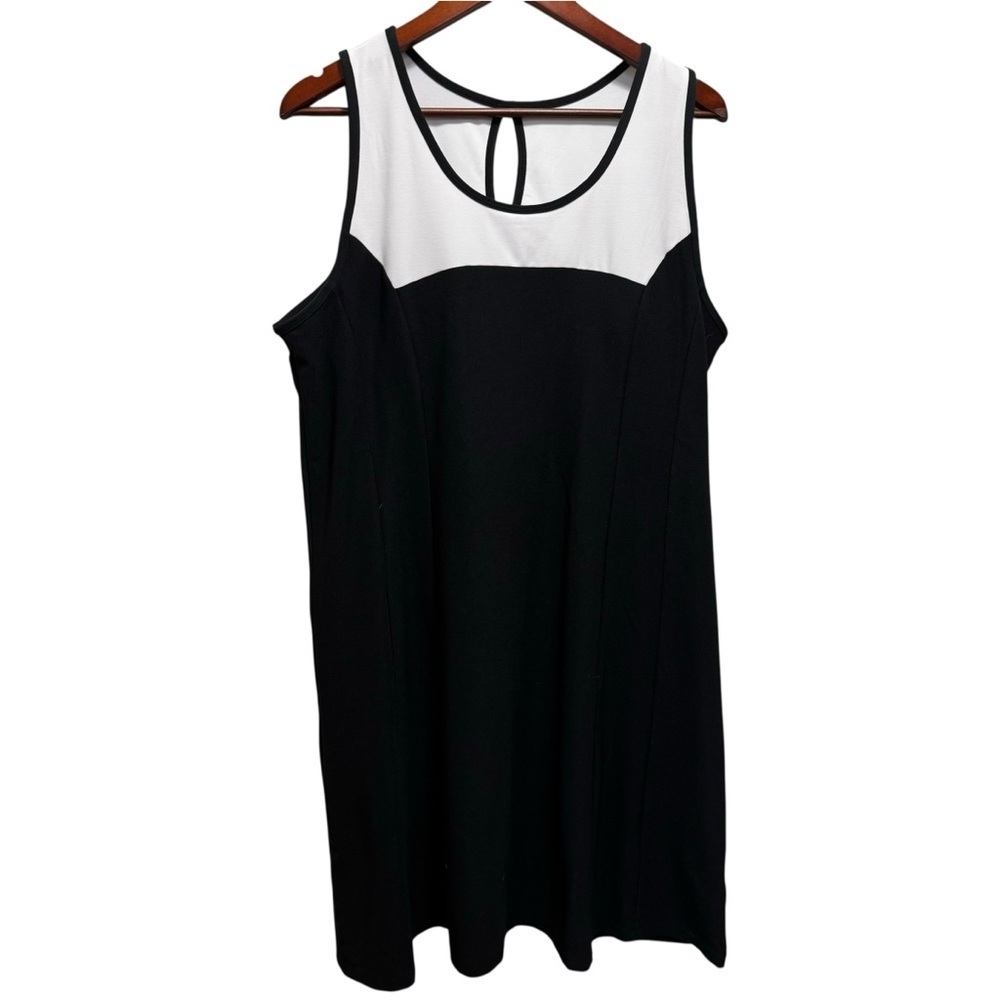 Mondetta Activewear A Line Navy Blue Dress Built in Bra Size XL NWT